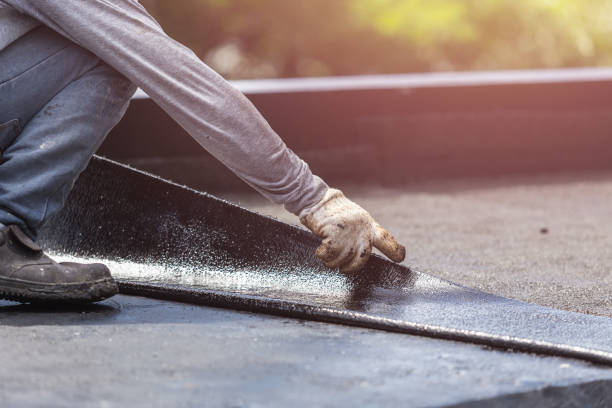 Professional Waterproofing technician working in Fredericksburg, PA